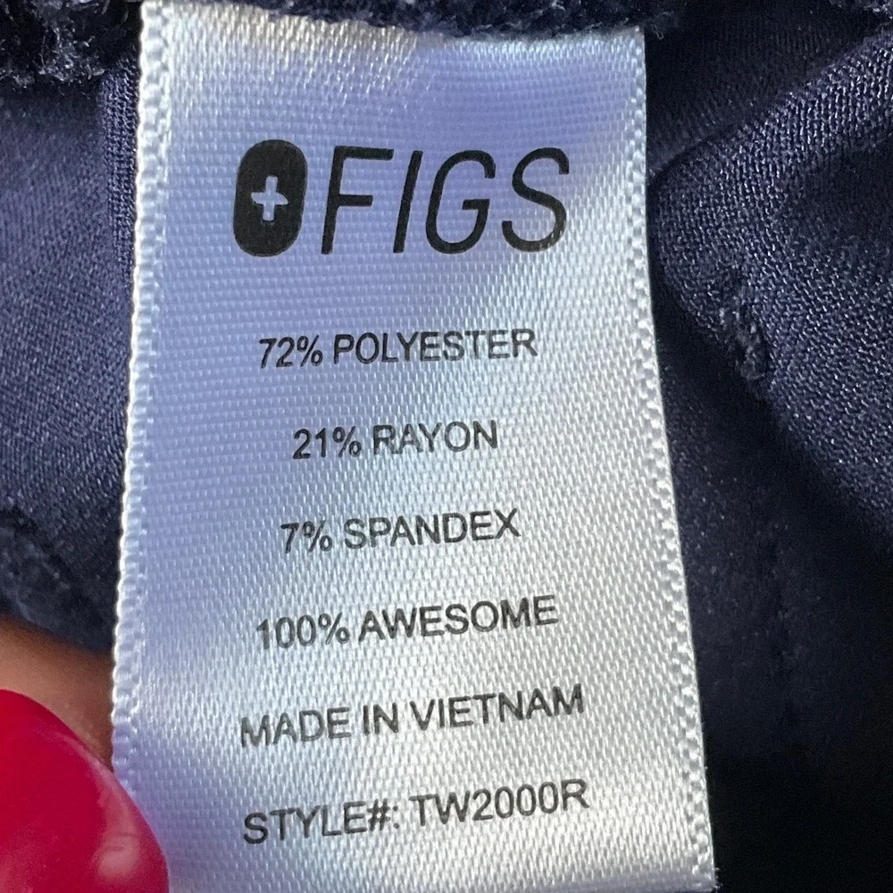 Figs Scrub Pants Navy Blue TW2000R Technical Collection